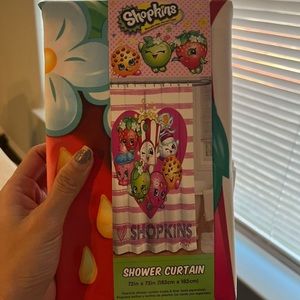 Shopkins shower curtain